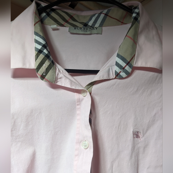 Burberry long sleeve button down shirt - Picture 2 of 4